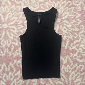 SKIMS NWOT XXS Ribbed Cut Out Tank top